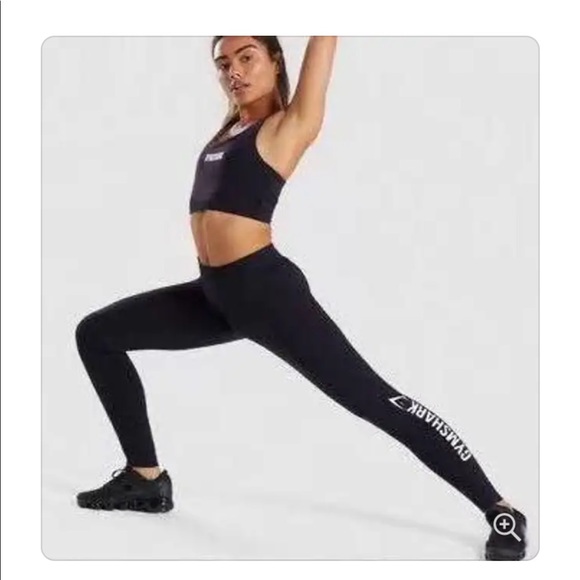 Gymshark Small black elastic waist Core activewear leggings - Picture 10 of 10